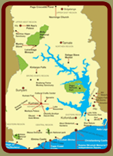 touristmap of Ghana