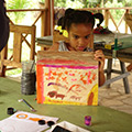 Arts Workshop with Khriz Creatives (for kids ánd adults) at the Tagbo Falls Lodge