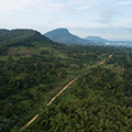 The Tagbo Falls Lodge in Liati Wote, Afadjato valley, Volta Region, Ghana