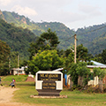 Liati Wote village center, Volta Region, Ghana