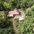 The Tagbo Falls Lodge in Liati Wote, Afadjato valley, Volta Region, Ghana