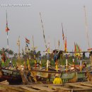 Boats near Langma beach