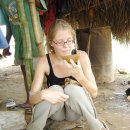 Drinking palm wine