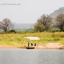 Settlement on Volta Lake shore